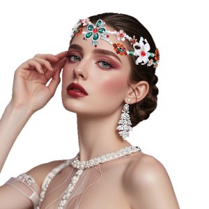 Floral Rhinestone Bridal