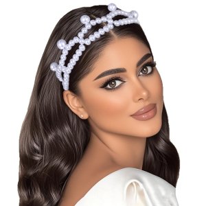 Handmade Pearl Crown Hea