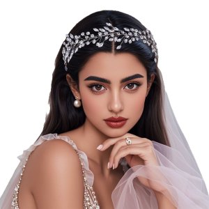 Bridal Rhinestone Headba