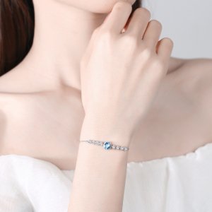 Luxury Ocean Heart Cryst