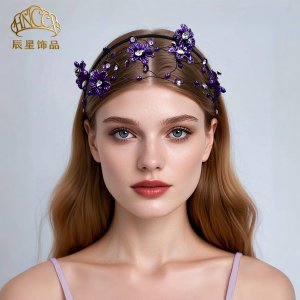 Wide Mesh Headband with 