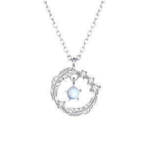 925 Sterling Silver Moon
