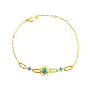 S925 Sterling Silver Sun