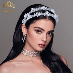 Pearl Rhinestone Wedding