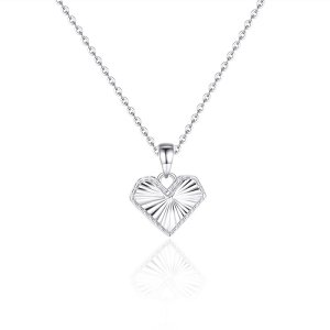 S925 Sterling Silver Hea